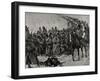 Russo-Japanese War (1904-1905). Column of Japanese Soldiers.. Korea-null-Framed Giclee Print