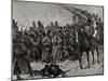 Russo-Japanese War (1904-1905). Column of Japanese Soldiers.. Korea-null-Mounted Giclee Print