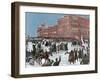 Russo-Japanese War (1904-1905). Patriotic Demonstration in St. Petersburg-null-Framed Giclee Print