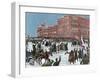 Russo-Japanese War (1904-1905). Patriotic Demonstration in St. Petersburg-null-Framed Giclee Print