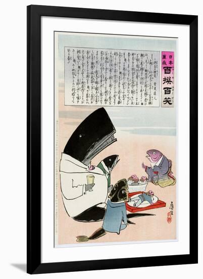 Russo-Japanese War, C. 1905-Kiyochika Kobayashi-Framed Premium Giclee Print