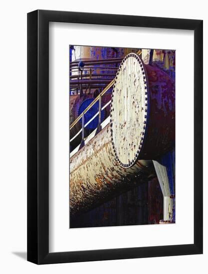 Rust Belt Pipes II-George Oze-Framed Photographic Print