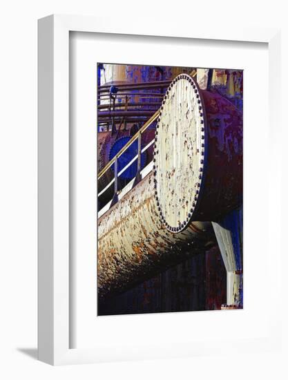 Rust Belt Pipes II-George Oze-Framed Photographic Print