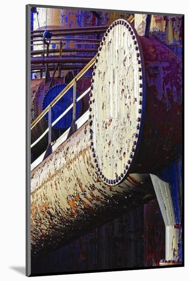 Rust Belt Pipes II-George Oze-Mounted Photographic Print