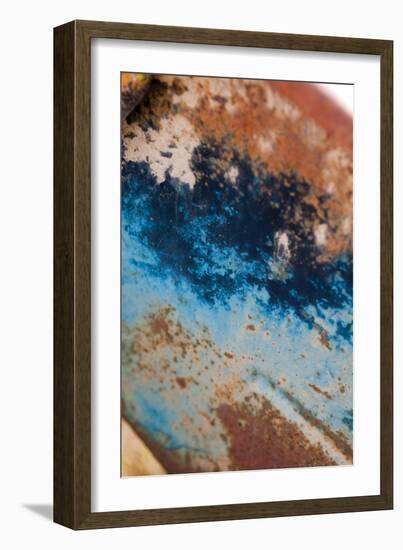 Rust, Blues 1-Erin Berzel-Framed Photographic Print