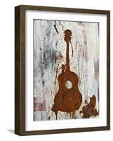 Rust Guitar-Kent Youngstrom-Framed Art Print