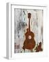 Rust Guitar-Kent Youngstrom-Framed Art Print