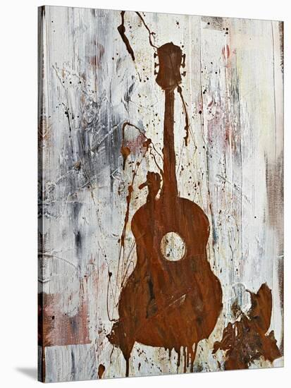 Rust Guitar-Kent Youngstrom-Stretched Canvas