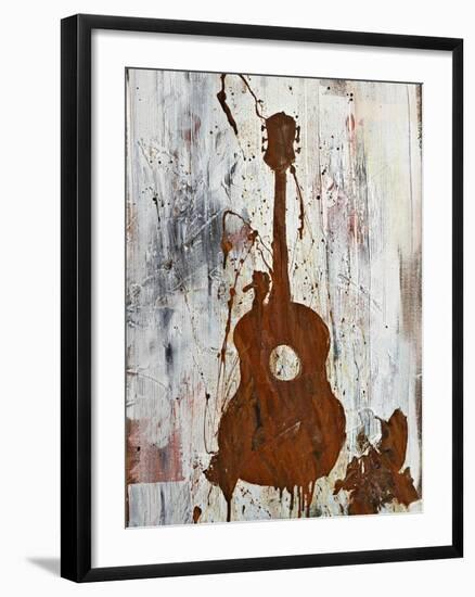 Rust Guitar-Kent Youngstrom-Framed Art Print