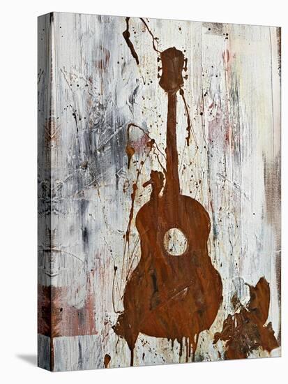 Rust Guitar-Kent Youngstrom-Stretched Canvas