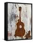 Rust Guitar-Kent Youngstrom-Framed Stretched Canvas