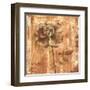 Rust Rose I-Carol Black-Framed Art Print