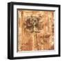 Rust Rose I-Carol Black-Framed Art Print