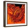 Rust Scarf-Linda Arthurs-Framed Giclee Print