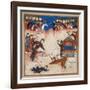 Rustam Lassos the Khaqan of China and Pulls Him from His Elephant, C.1450-null-Framed Giclee Print