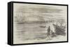 Rustchuk, Bridge of Boats in Course of Construction-null-Framed Stretched Canvas