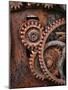 Rusted Gears-Don Paulson-Mounted Giclee Print