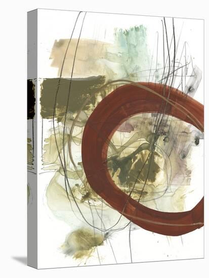 Rusted Loops II-Jennifer Goldberger-Stretched Canvas