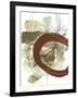 Rusted Loops II-Jennifer Goldberger-Framed Art Print