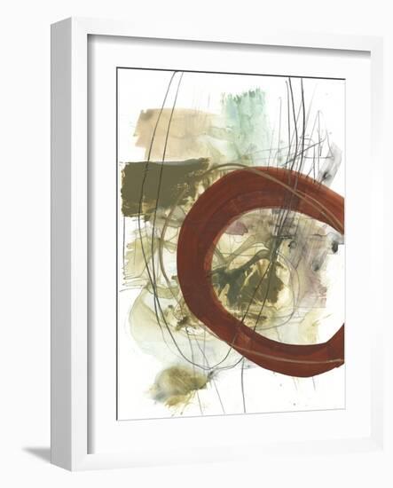 Rusted Loops II-Jennifer Goldberger-Framed Art Print