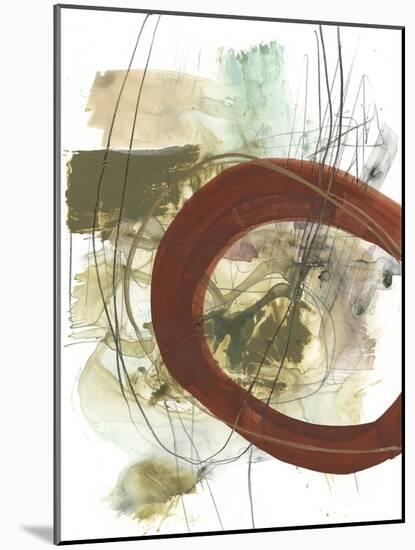 Rusted Loops II-Jennifer Goldberger-Mounted Art Print