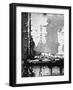 Rusted railroad car-Panoramic Images-Framed Photographic Print