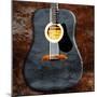 Rustic Acoustic Guitar-Jace Grey-Mounted Art Print