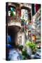 Rustic Alley In Corniglia, Cinque Terre, Italy-George Oze-Stretched Canvas