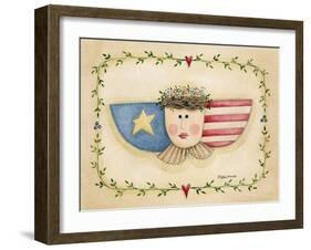 Rustic Angel-Debbie McMaster-Framed Giclee Print