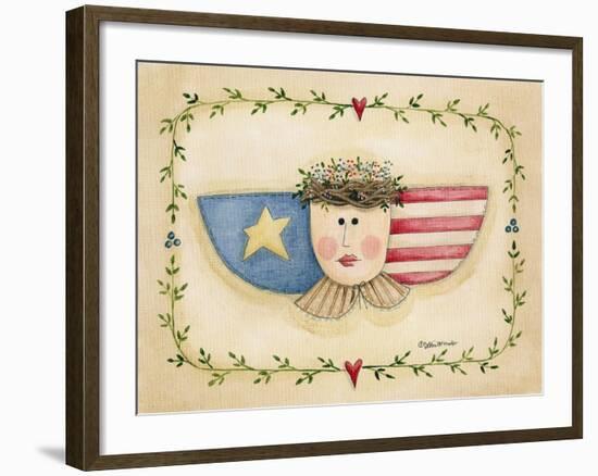 Rustic Angel-Debbie McMaster-Framed Giclee Print