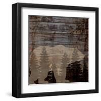 Rustic Bear-Piper Ballantyne-Framed Art Print