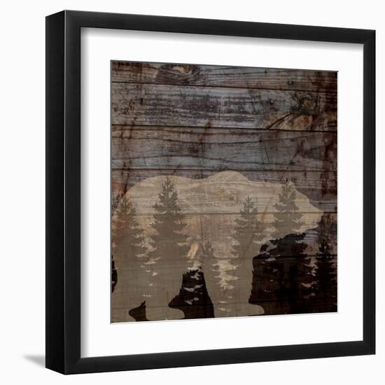 Rustic Bear-Piper Ballantyne-Framed Art Print