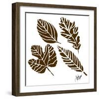 Rustic Birch Trail Accent I-Gina Ritter-Framed Art Print