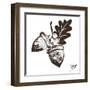 Rustic Birch Trail Accent III-Gina Ritter-Framed Art Print