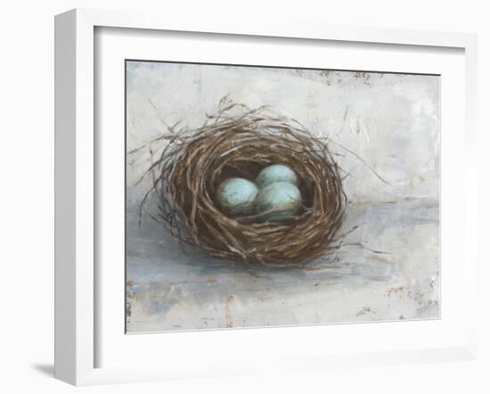 Rustic Bird Nest I-Ethan Harper-Framed Art Print