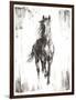 Rustic Black Stallion I-null-Framed Premium Giclee Print