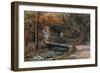 Rustic Bridges, Groudle Glen, I of Man-Alfred Robert Quinton-Framed Giclee Print