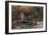 Rustic Bridges, Groudle Glen, I of Man-Alfred Robert Quinton-Framed Giclee Print