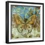 Rustic Butterfly I-Jennifer Goldberger-Framed Art Print