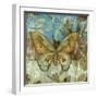 Rustic Butterfly I-Jennifer Goldberger-Framed Art Print