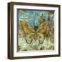 Rustic Butterfly I-Jennifer Goldberger-Framed Art Print