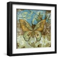 Rustic Butterfly I-Jennifer Goldberger-Framed Art Print