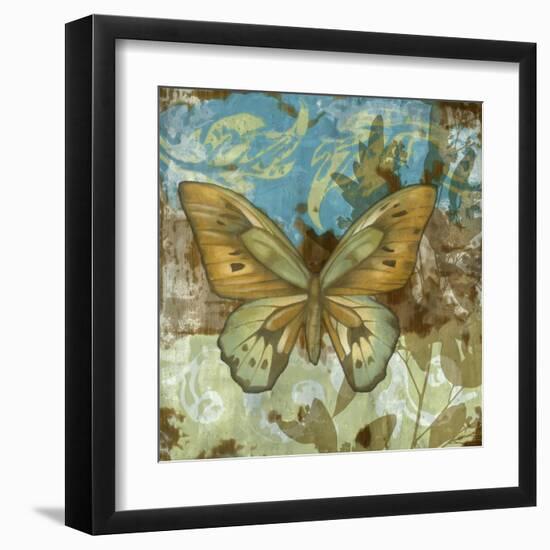 Rustic Butterfly I-Jennifer Goldberger-Framed Art Print