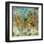 Rustic Butterfly I-Jennifer Goldberger-Framed Art Print