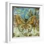 Rustic Butterfly I-Jennifer Goldberger-Framed Art Print
