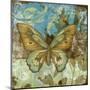 Rustic Butterfly I-Jennifer Goldberger-Mounted Art Print
