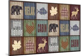 Rustic Cabin Quilt-Jean Plout-Mounted Giclee Print