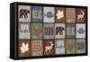 Rustic Cabin Quilt-Jean Plout-Framed Stretched Canvas