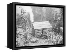 Rustic Cabin-null-Framed Stretched Canvas