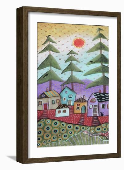 Rustic Cabins 1-Karla Gerard-Framed Giclee Print